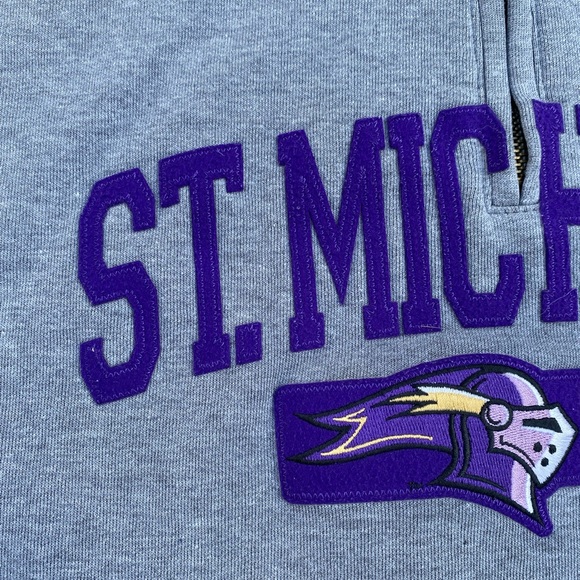 St. Michael’s College Cropped Sweatshirt - Picture 3 of 5